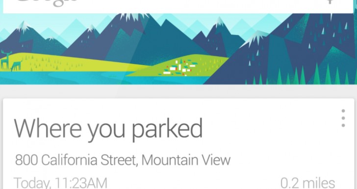 گوگل و کمک در یادآوری خودروی پارک شده