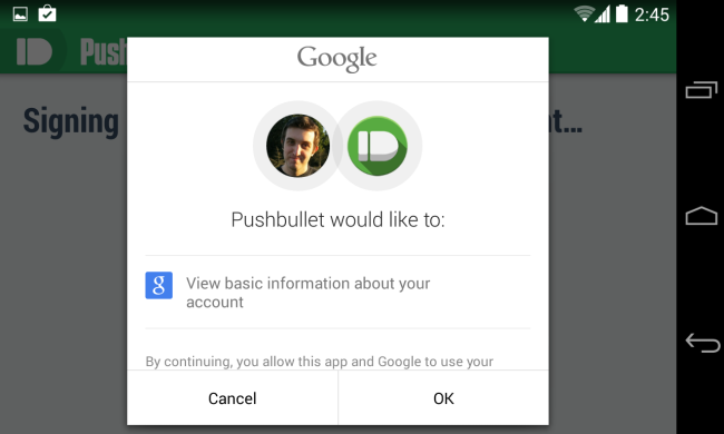 sign-into-pushbullet-on-android